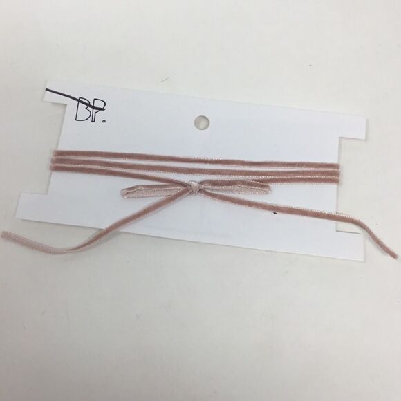 BP. Triple Layer Velvet Bow Choker (E2) - Picture 1 of 4